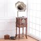 bán máy nghe nhạc đĩa than cổ	 Gramophone phòng khách retro hiện đại châu Âu vinyl máy ghi âm gỗ cổ điển cổ điển lớn sừng lớn ghi âm - Máy hát đầu đĩa than yamaha