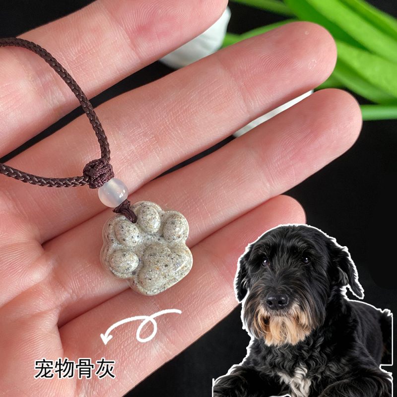 "Love" Pet Hair Memorial Necklace Pendant Ring Loss of Pet Bracelet Cat Dog Ashes Teeth Pendant