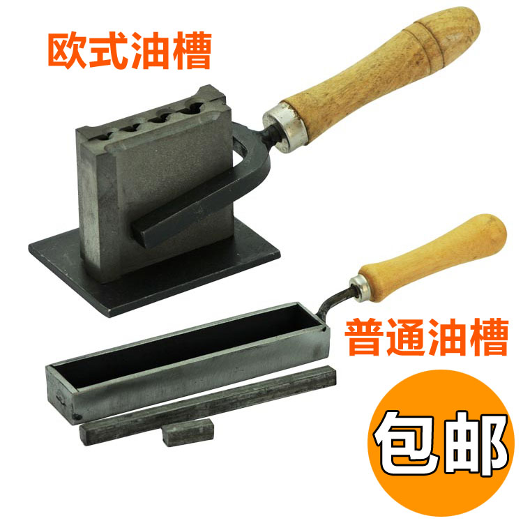 Manufacturer direct selling European-style cylindrical oil groove casting gold silver copper round column shaped jewelry equipment beating gold