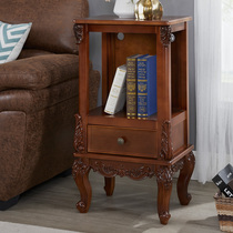American country side corner several solid wood sofa side cabinet European side table locker living room coffee table table bedside cabinet