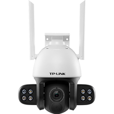 Сетевая IP камера tp-link 室外云台旋转式全彩星光300万无线网络摄像头球机 高清夜视双向语音大喇叭安防监控器