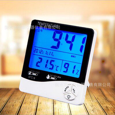 Electronic temperature and humidity meter household thermometer high-precision baby room indoor accurate room temperature count display thermometer