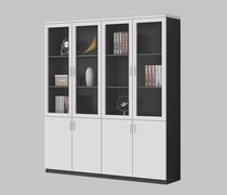  Office file cabinet Low cabinet locker Office cabinet Wooden partition bookcase Data cabinet File cabinet 5-door cabinet