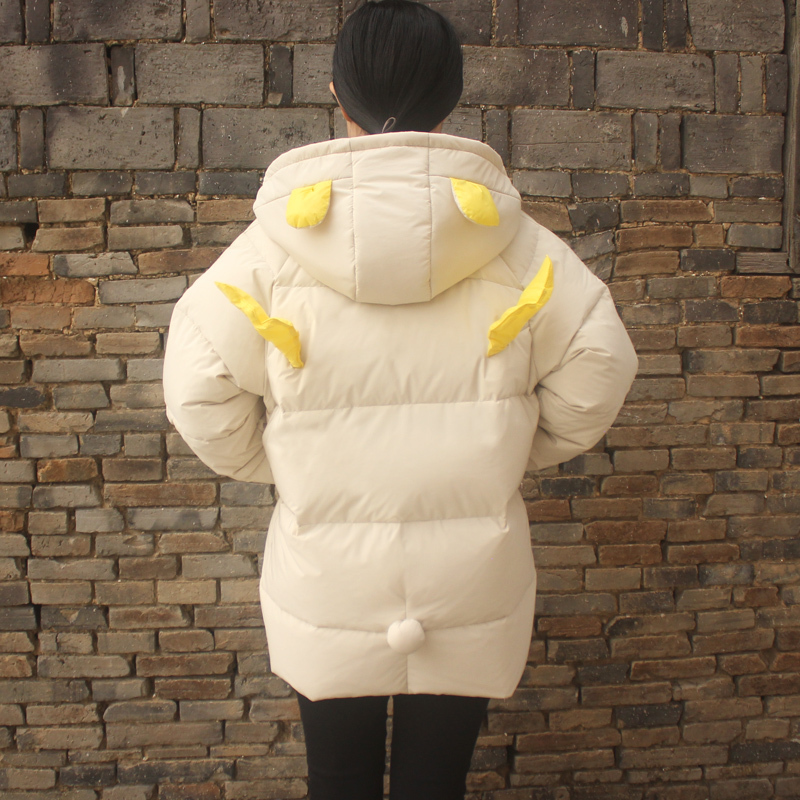 Moving Little Wings 2024 New down Jacket for Women, Mid-Length, Cute Internet Celebrity Style, Petite Coat, Tiktok Same Style Moving Little Wings 2024 New down Jacket for Women, Mid-Length, Cute Internet Celebrity Style, Petite Coat, Tiktok Same Style