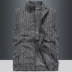 Áo vest nam 2018 mới áo khoác nam Hàn Quốc giản dị cộng với áo len nhung trẻ trung dày ao khoac len nam Dệt kim Vest