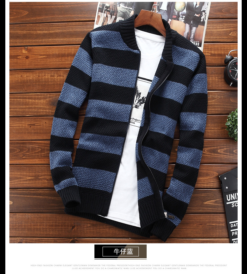Áo len nam mùa thu 2018 mới blazer nam