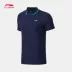 Li Ning áo ngắn tay nam 2018 mới đào tạo loạt áo cotton thể thao mùa thu thể thao áo polo bé trai Áo polo thể thao