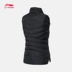 Li Ning xuống vest Bà 2018 mùa đông mới đào tạo áo ấm cổ áo cổ áo thể thao mùa thu AMRN018