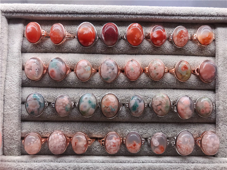 Cherry blossom ring garden with peach old pollen pollen