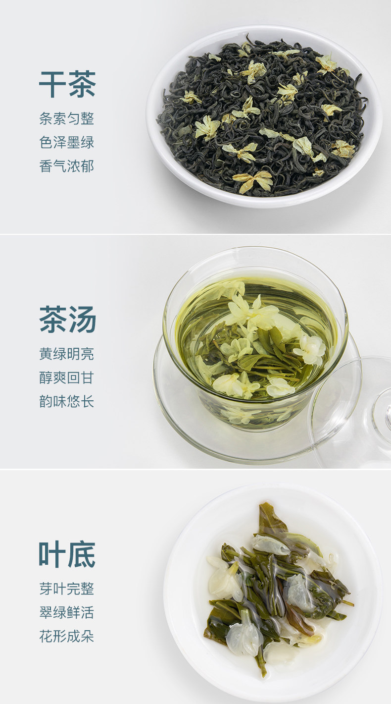艺福堂 21新茶 茉莉香雪 特级浓香型 250g/罐 图8
