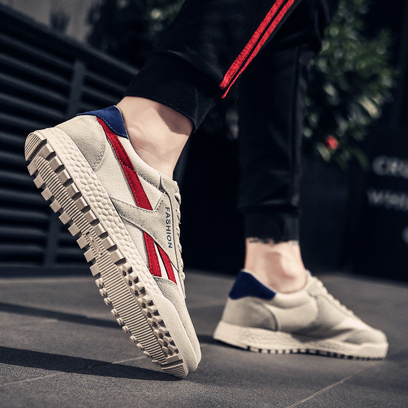 Tide Men Shoes 2021 Summer New Han Edition Hundred casual plate shoes students sports running canvas shoes