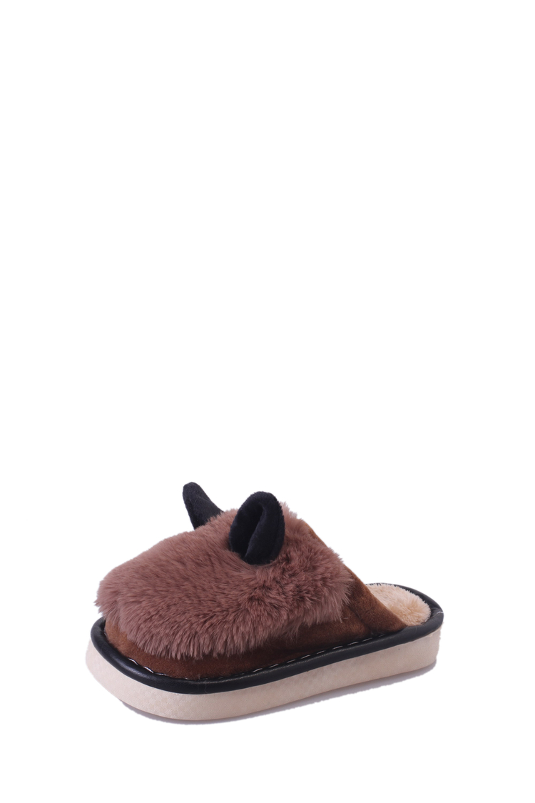 Chaussons enfants en suède - semelle caoutchouc - Ref 1010199 Image 15