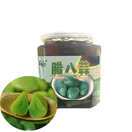 Sauce inverted cylinder emerald 8 garlic 400g Raqa garlic with garlic head vinegar of red garlic with green garlic