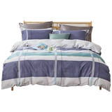 盛宇 Хлопковый комплект, простыня, пододеяльник, 4 предмета, простой и элегантный дизайн, популярно в интернете, 3 предмета