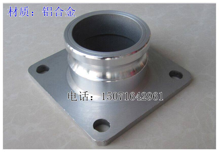 Sprinkler suction truck method Lanyang end fast joint head four three-way ball valve conversion flange disc exit