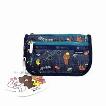 Promotions Nix 014 Contained Bag Cartoon Printed Makeup Bag Fashion Versatile two zipped pen bags 7315