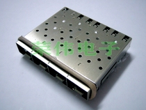 MOLEX SFP 1*4 cage connector fiber optic shield pin soldering feet