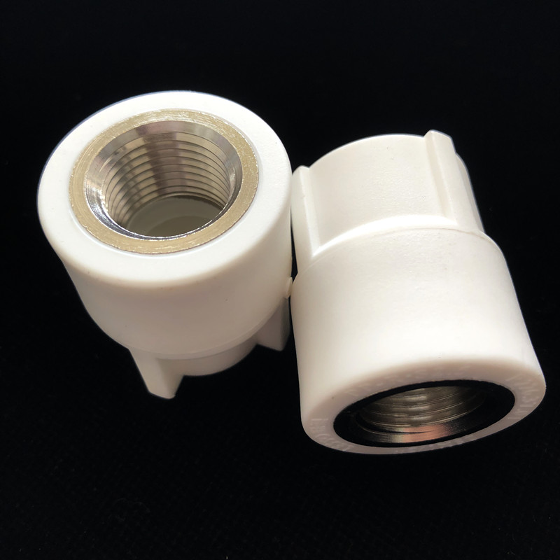 Liansu white PPR inner teeth direct home improvement pipe hoop reducer and reducer high quality copper pipe hoop 2 inch pipe fittings D40-50