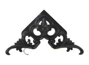 Special corner plastic corner black painted corner cross embroidery double frame angle flower 1000