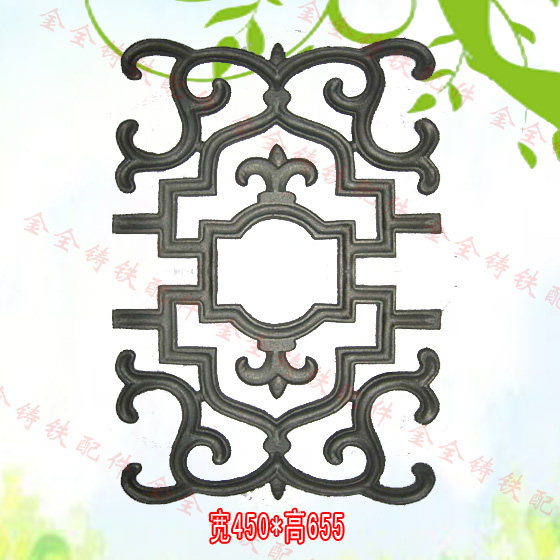 Cast Iron Railing Semi-finished Raw Iron Flower Castings Accessories Now Stock Supply Iron Art Trim Parts Hardware Materials