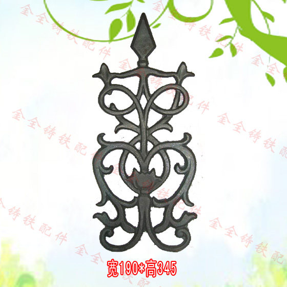Cast iron Decorative Accessories Now Stock Supply Iron Art Hardware Materials Raw Iron Flower Castings Semi-finished Products