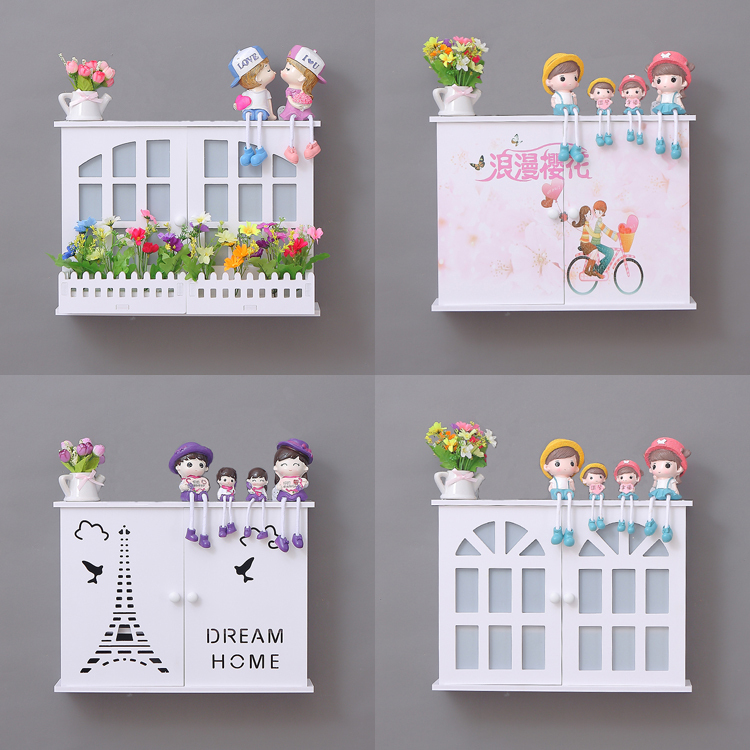 Creative and Simple Thickened White Electric Meter Box Decorative Painting, Cover Box, Distribution Box, Decorative Electric Switch Box, No Drilling Required