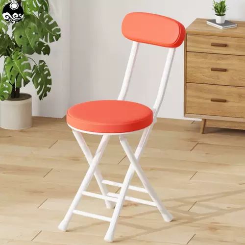 Складной стул, домашний обеденный стул, ленивый портативный стул для отдыха, стул со спинкой, простой компьютерный стул, складной стул для общежития