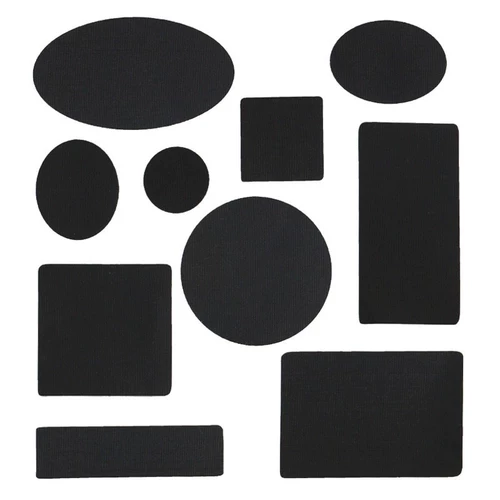 Высококачественный патч на патч для молочной одежды для мужской одежды самоклеясь и без царапин с большим пятном черной дыры