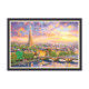 ks cross stitch 2024 new romantic Paris simple modern embroidery handmade embroidery thread embroidery ຫ້ອງດໍາລົງຊີວິດຫ້ອງນອນ hanging painting