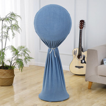 Brief Nordic round full bag fan dust cover floor type home pure color elastic cloth art electric fan protective sleeve