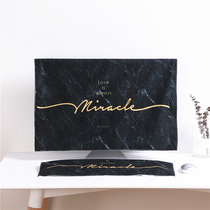 Desktop cartoon computer set all-in-one display keyboard dust cover cloth two-piece set simple boys computer cover