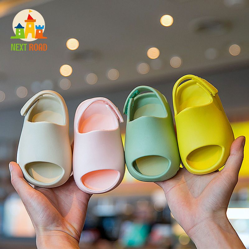 Gsrg Baby Sandals Boys and Girls Beach Shoes Infant Non-Slip Kidsren's Clogs Summer Outdoor Casual Slippers