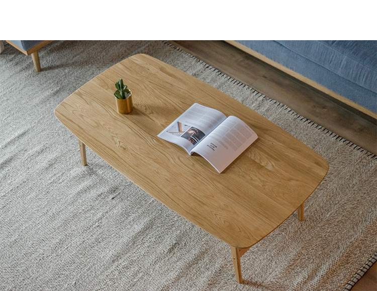 Nordic gỗ bàn cà phê hiện đại căn hộ nhỏ phòng khách đồ gỗ nội thất tối giản kiểu Nhật bảng nhà gỗ sồi cà phê - Bàn trà bàn uống nước phòng khách