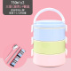 hộp com giữ nhiệt zojirushi 4 ngăn Hộp cơm trưa cách điện nhiều lớp 304 hộp cơm trưa inox nữ 1 người cầm tay sinh viên có nắp 2 nhân viên văn phòng - Hộp cơm điện sưởi ấm hộp cơm zojirushi