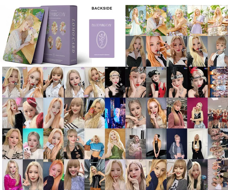 55 девушек (G) I-DLE маленькая карточка 2023 Season's Greetings периферийная коллекция открытки