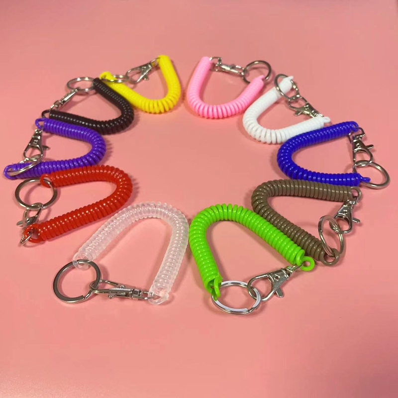 Spring Retractable Anti-Lost Rope Keychain, Backpack, Hat Accessory, Signature Pen Anti-Loss Hand-Stretch Lanyard