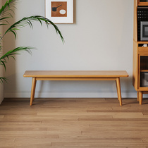 Home bench Northern European solid wood bedstool bench changed shoelstool clothing shopCherry wooden table desk tea table long bench
