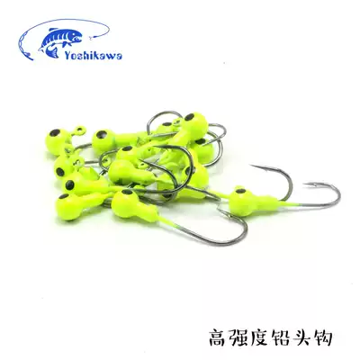 Yoshikawa Yoshikawa lead hook soft insect fish hook sharp color lead head Hook 1~14g accessories Soft Bait Luya hook