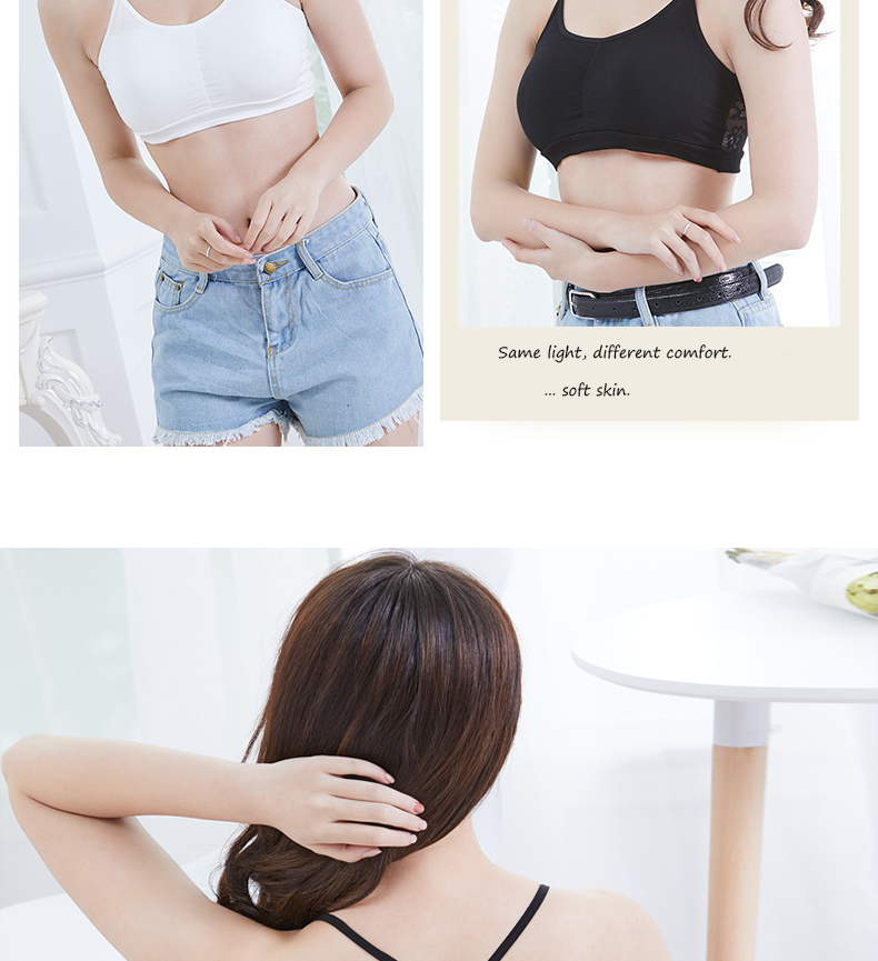 Kích thước lớn ống hàng đầu bọc ngực chất béo mm200 kg chống ánh sáng đẹp trở lại qua dây đeo vest đồ lót nữ bra ngắn mùa hè áo ngực đẹp