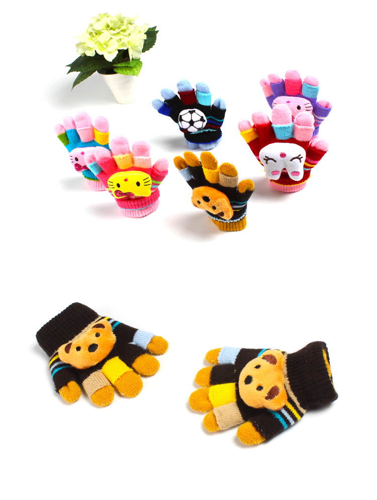 Gants pour enfants en de laine - Ref 2146610 Image 7