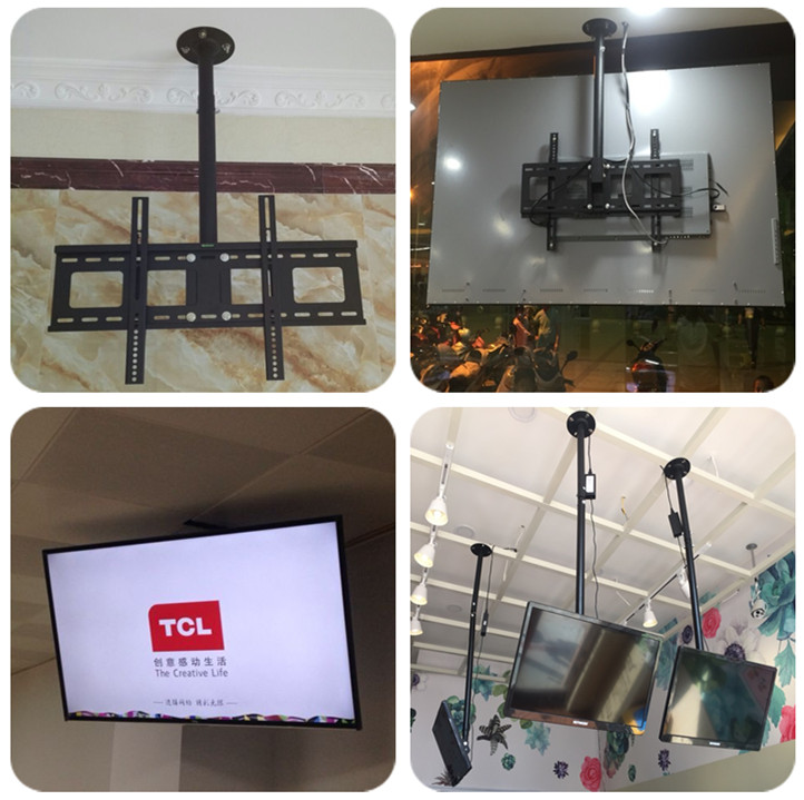 tivi 55 inch giá rẻ Dày phổ 32-70 inch LCD TV móc áo quảng cáo hộp đèn trần trần kính thiên văn xoay giá - TV tivi casper 43fg5000