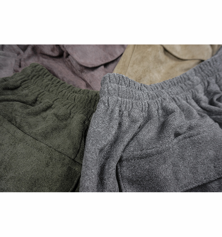 STREAMLET.CHEN: QUẦN ÁO ROUTINE / quần short màu da lộn trơn màu - Quần short quần tất nam