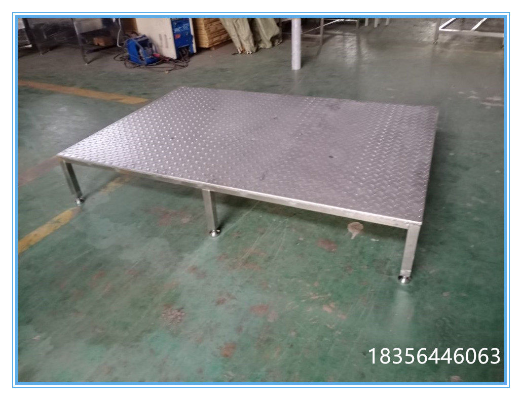 Customized simple stainless steel workshop foot step pedal adult overall foot anti-skid plate steel plate height customized