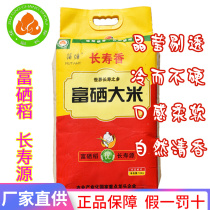(Physical Specialty Shops) Nantong Special products such as Gaopu Tong Rich Selenium Rice Longevity Home Soft Glutinous Rice 20 Jin