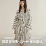 Хлопковый быстросохнущий банный халат, тонкое хлопковое банное полотенце, хорошо впитывает воду