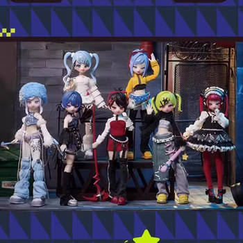 Genuine double-sided killer series mjd blind box movable doll bjd toy trendy doll hand figure ornament gift for women