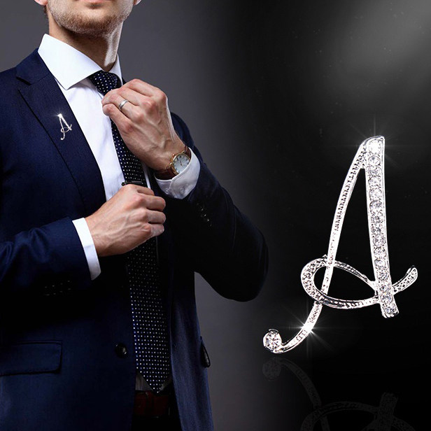 West Suit Brooch 2022 New Tide Letters Personality Upscale Luxury Men Suits Accessories Women's Summer Badges