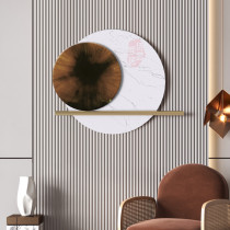 Light luxury living room background wall three-dimensional decorative painting porch simple mural creative metal wall decoration bedroom bedside decoration