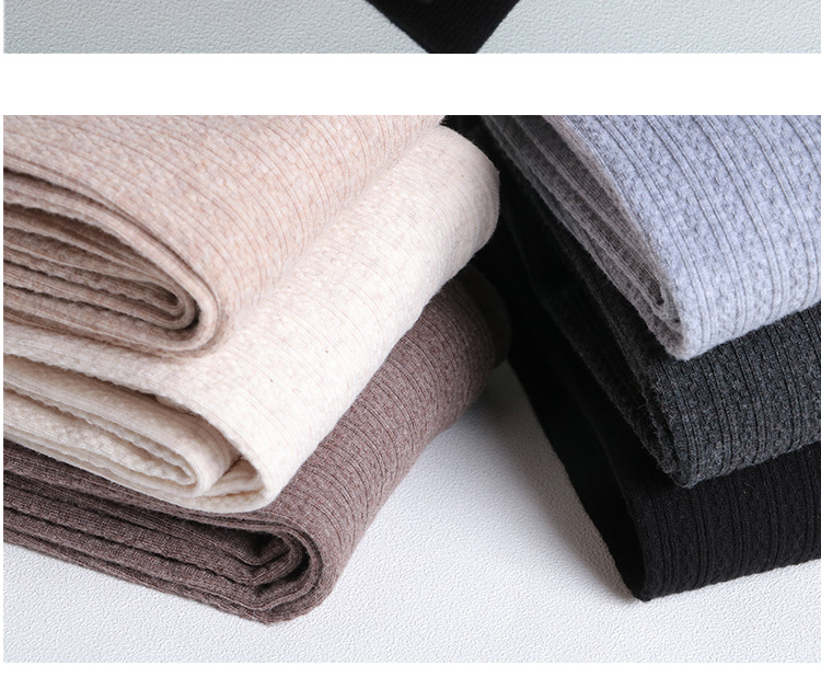 Mùa xuân và mùa thu mới quần legging cotton dệt kim Phần mỏng eo thon eo cao là quần lửng mỏng trong quần bó chân dày quần đùi nữ