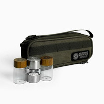 Korean imported kzm outdoor camping seasoning bottle set convenient outdoor party seasoning storage jar mini set